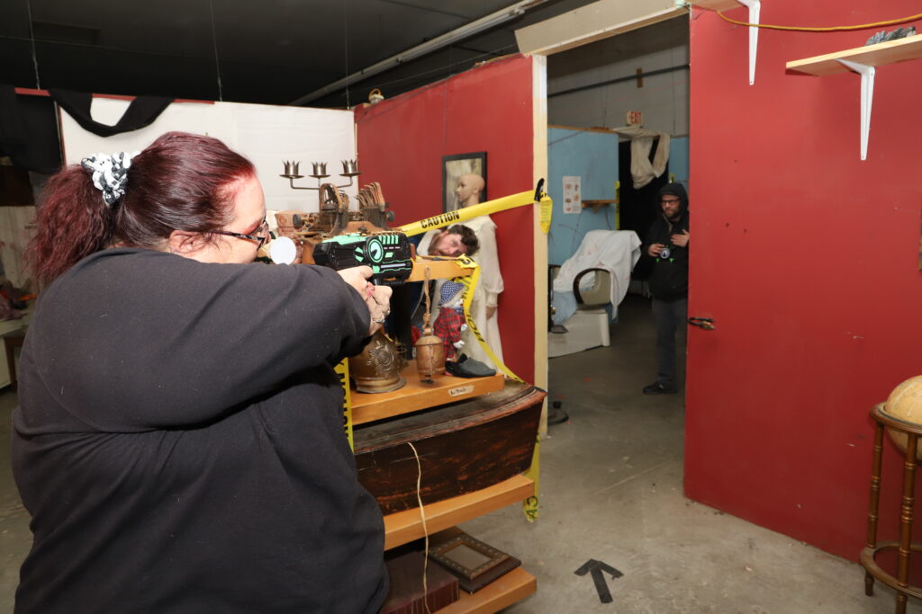 Oddities Room Shooting at The Castle. Book your game, party or event now.